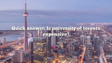 Quick answer: Is university of toronto expensive?