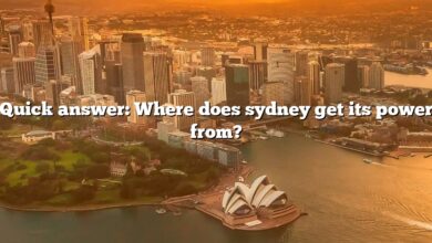 Quick answer: Where does sydney get its power from?