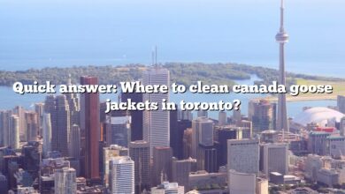 Quick answer: Where to clean canada goose jackets in toronto?
