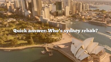 Quick answer: Who’s sydney rehab?