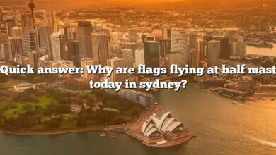Quick answer: Why are flags flying at half mast today in sydney?