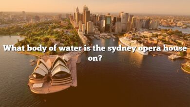What body of water is the sydney opera house on?