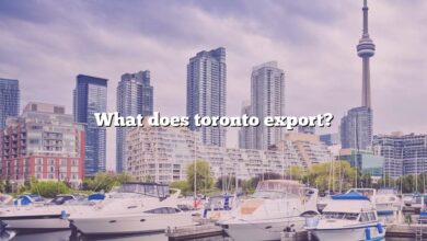 What does toronto export?