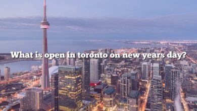 What is open in toronto on new years day?