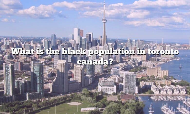 What is the black population in toronto canada?