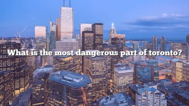What is the most dangerous part of toronto?