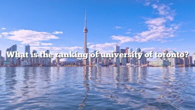 What is the ranking of university of toronto?