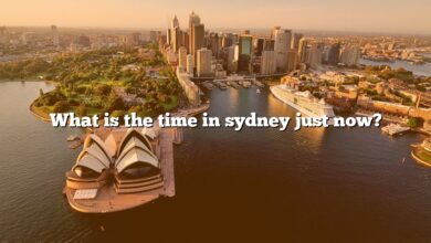 What is the time in sydney just now?