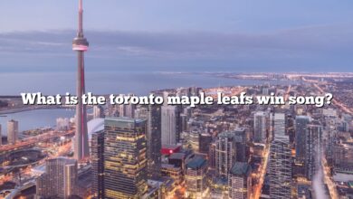What is the toronto maple leafs win song?