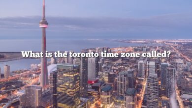 What is the toronto time zone called?
