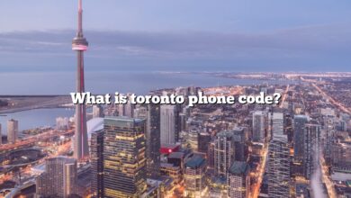 What is toronto phone code?