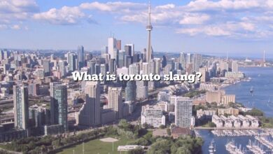 What is toronto slang?
