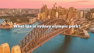 What lga is sydney olympic park?