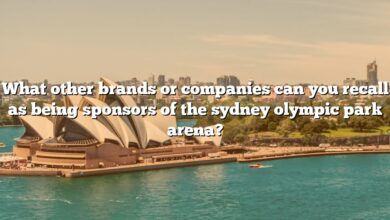 What other brands or companies can you recall as being sponsors of the sydney olympic park arena?