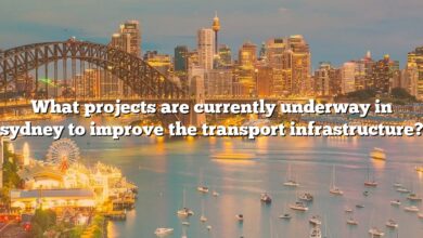 What projects are currently underway in sydney to improve the transport infrastructure?