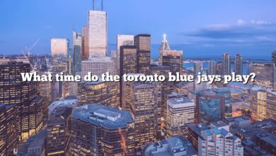 What time do the toronto blue jays play?