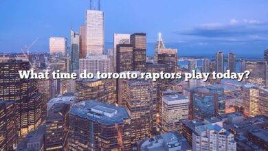 What time do toronto raptors play today?
