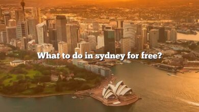 What to do in sydney for free?