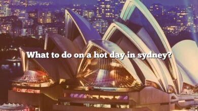 What to do on a hot day in sydney?
