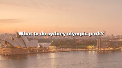 What to do sydney olympic park?