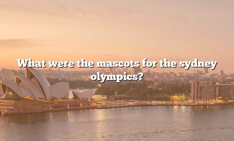 What were the mascots for the sydney olympics?