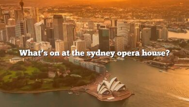 What’s on at the sydney opera house?