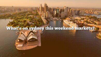 What’s on sydney this weekend markets?