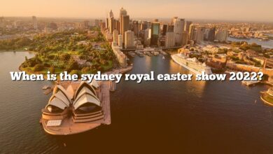 When is the sydney royal easter show 2022?