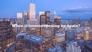 When is toronto opening up again?