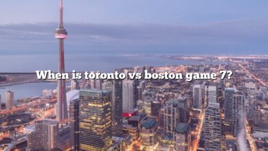 When is toronto vs boston game 7?