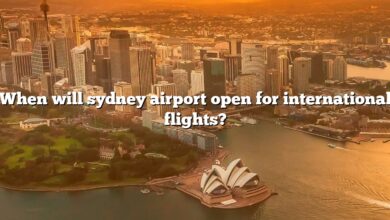 When will sydney airport open for international flights?