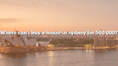 Where can i buy a house in sydney for 500 000?