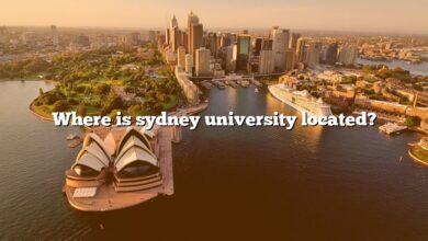 Where is sydney university located?