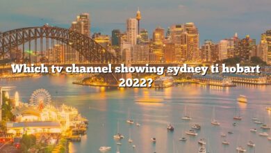 Which tv channel showing sydney ti hobart 2022?