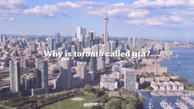 Why is toronto called gta?