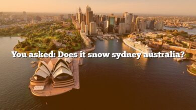 You asked: Does it snow sydney australia?
