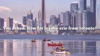 You asked: How far is lake erie from toronto?