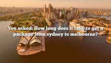 You asked: How long does it take to get a package from sydney to melbourne?
