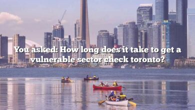 You asked: How long does it take to get a vulnerable sector check toronto?