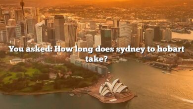 You asked: How long does sydney to hobart take?