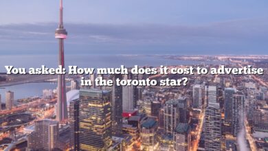 You asked: How much does it cost to advertise in the toronto star?