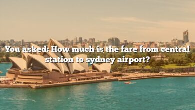 You asked: How much is the fare from central station to sydney airport?