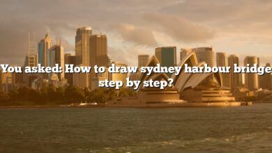 You asked: How to draw sydney harbour bridge step by step?