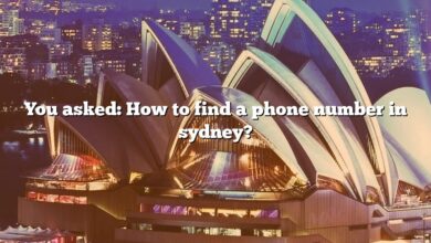 You asked: How to find a phone number in sydney?