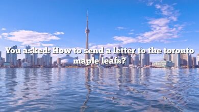 You asked: How to send a letter to the toronto maple leafs?