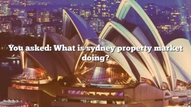 You asked: What is sydney property market doing?