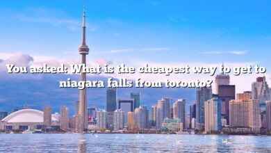 You asked: What is the cheapest way to get to niagara falls from toronto?