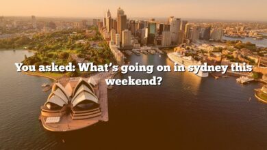 You asked: What’s going on in sydney this weekend?